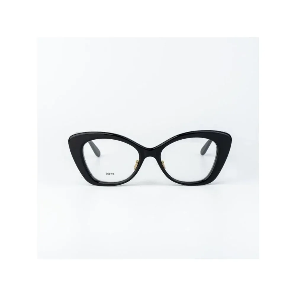 Loewe Women Eyeglasses Black Cat Eye LW50067F 001 NEW AUTHENTIC